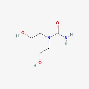 molecular formula C5H12N2O3 B1329720 3,3-bis(2-hydroxyethyl)urea CAS No. 23270-55-5