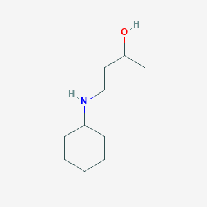 molecular formula C10H21NO B13297212 4-(Cyclohexylamino)butan-2-ol 