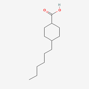 molecular formula C13H24O2 B1329723 trans-4-Hexylcyclohexanecarboxylic acid CAS No. 38792-92-6