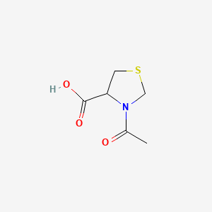 molecular formula C6H9NO3S B1329725 3-Acetylthiazolidine-4-carboxylic acid CAS No. 5025-82-1