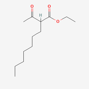 molecular formula C13H24O3 B1329726 Ethyl 2-acetylnonanoate CAS No. 40778-30-1