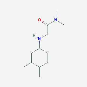 molecular formula C12H24N2O B13297335 2-[(3,4-dimethylcyclohexyl)amino]-N,N-dimethylacetamide 