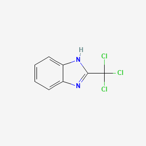 molecular formula C8H5Cl3N2 B1329737 2-(Trichloromethyl)-1H-benzimidazole CAS No. 3584-65-4