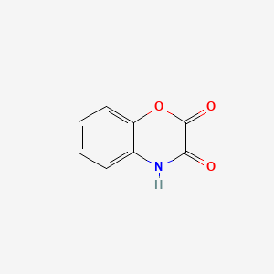 molecular formula C8H5NO3 B1329738 2H-1,4-Benzoxazine-2,3(4H)-dione CAS No. 3597-63-5