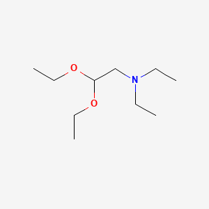 molecular formula C10H23NO2 B1329739 Diethylaminoacetaldehyde diethyl acetal CAS No. 3616-57-7