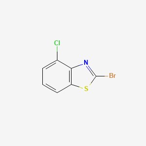 molecular formula C7H3BrClNS B1329740 2-Bromo-4-chlorobenzothiazole CAS No. 3622-40-0