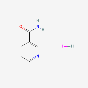 molecular formula C6H7IN2O B1329743 Nicotinamide hydroiodide CAS No. 3726-23-6