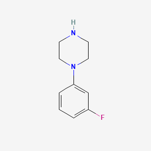 molecular formula C10H13FN2 B1329745 1-(3-Fluorophenyl)piperazine CAS No. 3801-89-6