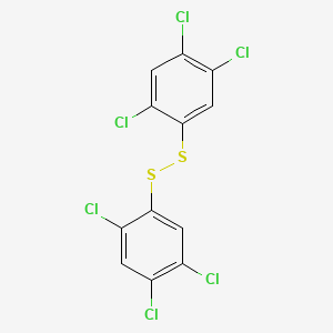 molecular formula C12H4Cl6S2 B1329746 Bis(2,4,5-trichlorophenyl) disulfide CAS No. 3808-87-5