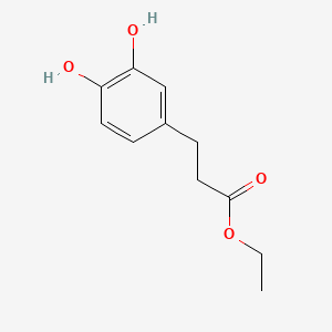 molecular formula C11H14O4 B1329750 Ethyl 3-(3,4-dihydroxyphenyl)propionate CAS No. 3967-57-5