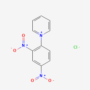 molecular formula C11H8ClN3O4 B1329755 1-(2,4-Dinitrophenyl)pyridinium chloride CAS No. 4185-69-7