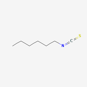 molecular formula C7H13NS B1329761 己基异硫氰酸酯 CAS No. 4404-45-9