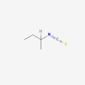 molecular formula C5H9NS B1329762 sec-Butyl isothiocyanate CAS No. 4426-79-3