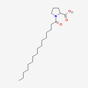 molecular formula C21H39NO3 B1329772 N-Hexadecanoyl-proline CAS No. 59441-32-6