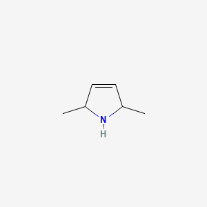 molecular formula C6H11N B1329773 2,5-Dimethyl-3-pyrroline CAS No. 59480-92-1