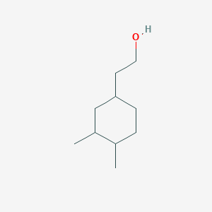 molecular formula C10H20O B13297765 2-(3,4-Dimethylcyclohexyl)ethan-1-ol 