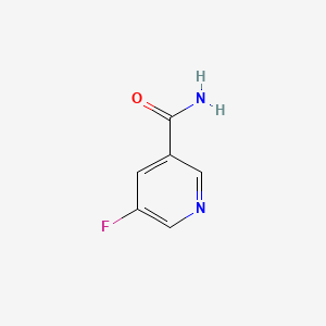 molecular formula C6H5FN2O B1329777 5-Fluoronicotinamide CAS No. 70-58-6