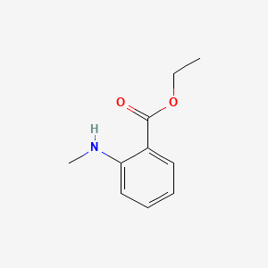 molecular formula C10H13NO2 B1329778 Ethyl 2-(methylamino)benzoate CAS No. 35472-56-1