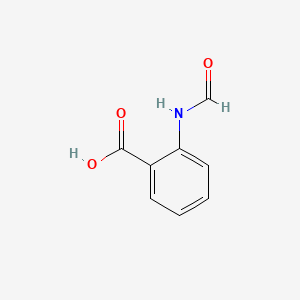 molecular formula C8H7NO3 B1329779 2-(Formylamino)benzoic acid CAS No. 3342-77-6