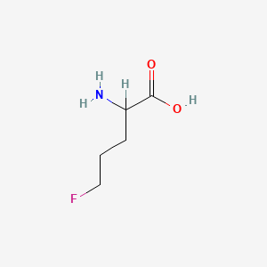 molecular formula C5H10FNO2 B1329782 5-Fluoronorvaline CAS No. 367-38-4
