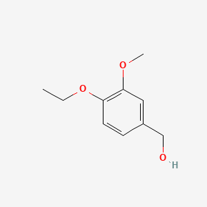 molecular formula C10H14O3 B1329794 4-Ethoxy-3-methoxybenzyl alcohol CAS No. 61813-58-9
