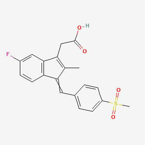 molecular formula C20H17FO4S B1329796 Sulindac sulfone 