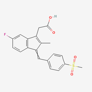 molecular formula C20H17FO4S B1329796 Aptosyn；Exisulind 
