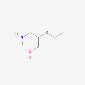 molecular formula C5H13NO2 B13297979 3-Amino-2-ethoxypropan-1-ol 
