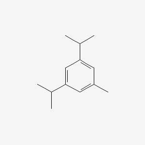 molecular formula C13H20 B1329801 1,3-DI-ISO-PROPYL-5-METHYLBENZENE CAS No. 3055-14-9