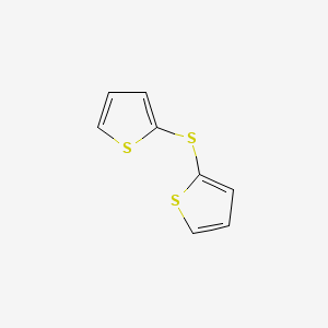molecular formula C8H6S3 B1329805 2-(2-Thienylthio)thiophene CAS No. 3988-99-6
