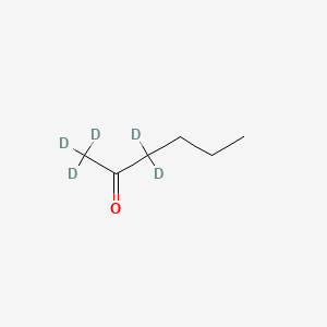 molecular formula C6H12O B1329814 2-Hexanone-1,1,1,3,3-d5 CAS No. 4840-82-8