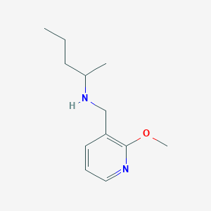 molecular formula C12H20N2O B13298174 [(2-Methoxypyridin-3-yl)methyl](pentan-2-yl)amine 