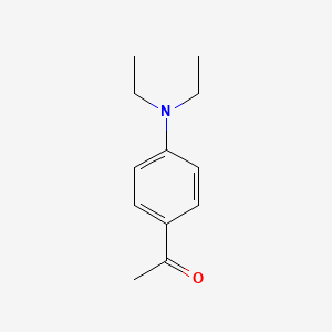 molecular formula C12H17NO B1329818 4'-Diethylaminoacetophenone CAS No. 5520-66-1