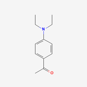 molecular formula C12H17NO B1329818 p-Diethylaminoacetophenone CAS No. 5520-66-1