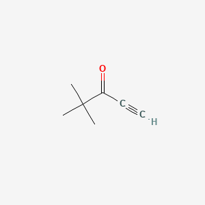 molecular formula C7H10O B1329819 4,4-dimethylpent-1-yn-3-one CAS No. 5891-25-8