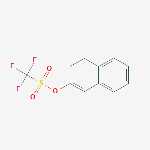 molecular formula C11H9F3O3S B132982 3,4-Dihydronaphthalen-2-yl trifluoromethanesulfonate CAS No. 143139-14-4