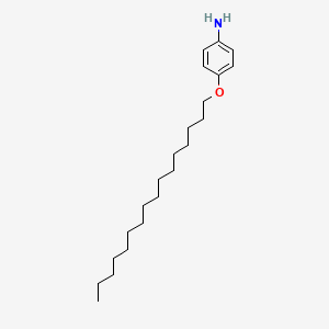 molecular formula C22H39NO B1329825 p-Hexadecyloxyaniline CAS No. 7502-06-9