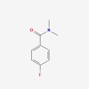 molecular formula C9H10FNO B1329839 4-fluoro-N,N-dimethylbenzamide CAS No. 24167-56-4