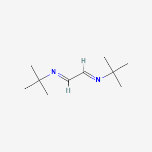 molecular formula C10H20N2 B1329840 2-Propanamine, N,N'-1,2-ethanediylidenebis(2-methyl- CAS No. 24764-88-3
