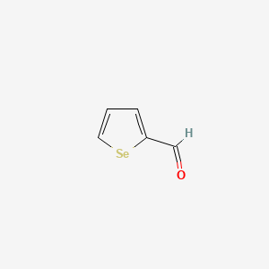 molecular formula C5H4OSe B1329841 2-Selenophenecarboxaldehyde CAS No. 25109-26-6