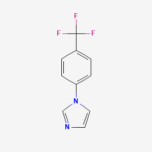 molecular formula C10H7F3N2 B1329844 1-(4-三氟甲基苯基)咪唑 CAS No. 25371-98-6
