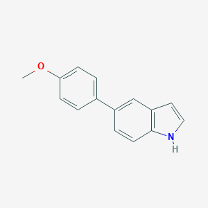 B132985 5-(4-methoxyphenyl)-1H-indole CAS No. 144104-46-1