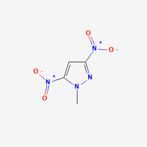 molecular formula C4H4N4O4 B1329850 1-Methyl-3,5-dinitropyrazole CAS No. 32683-48-0