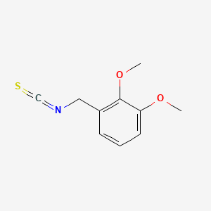 molecular formula C10H11NO2S B1329856 2,3-二甲氧基苄异硫氰酸酯 CAS No. 34964-55-1