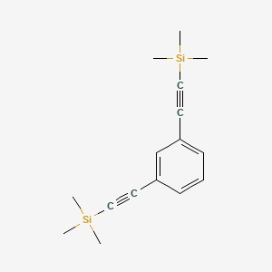 molecular formula C16H22Si2 B1329859 1,3-双((三甲基硅基)乙炔基)苯 CAS No. 38170-80-8