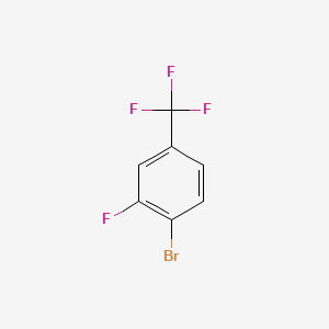 molecular formula C7H3BrF4 B1329863 4-Bromo-3-fluorobenzotrifluoride CAS No. 40161-54-4