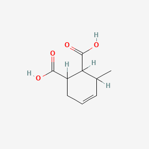 molecular formula C9H12O4 B1329864 3-Methylcyclohex-4-ene-1,2-dicarboxylic acid CAS No. 40469-16-7