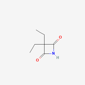 molecular formula C7H11NO2 B1329865 2,4-Azetidinedione, 3,3-diethyl- CAS No. 42282-85-9