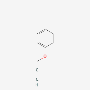 molecular formula C13H16O B1329866 苯，1-(1,1-二甲基乙基)-4-(2-炔丙氧基)- CAS No. 48144-15-6