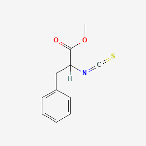 molecular formula C11H11NO2S B1329881 2-异硫氰酸基-3-苯基丙酸甲酯 CAS No. 68521-58-4